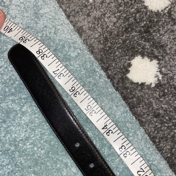 Vintage Gucci black brown belt